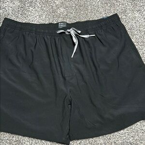 Huk Black Performance Shorts/bathing suit